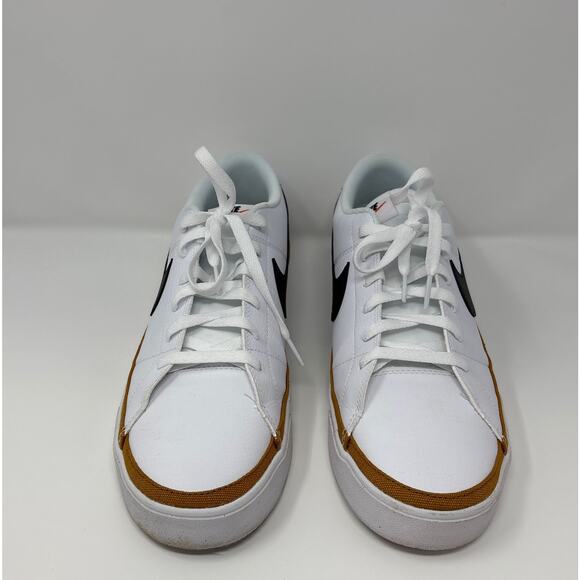 Nike Court Legacy Leather Mens Shoes Size 12, Color: White Desert Ochre - Used main image 3